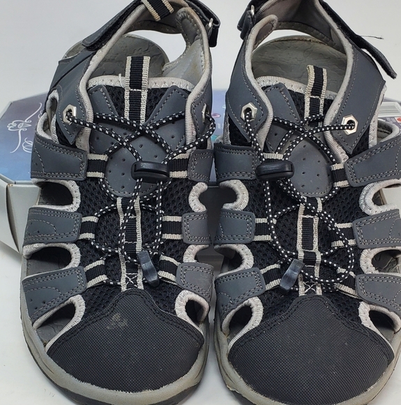 Ithasca rugged Sandles Waterproof CHARCOAL BLack MENS Size 9 EUC - Picture 10 of 10